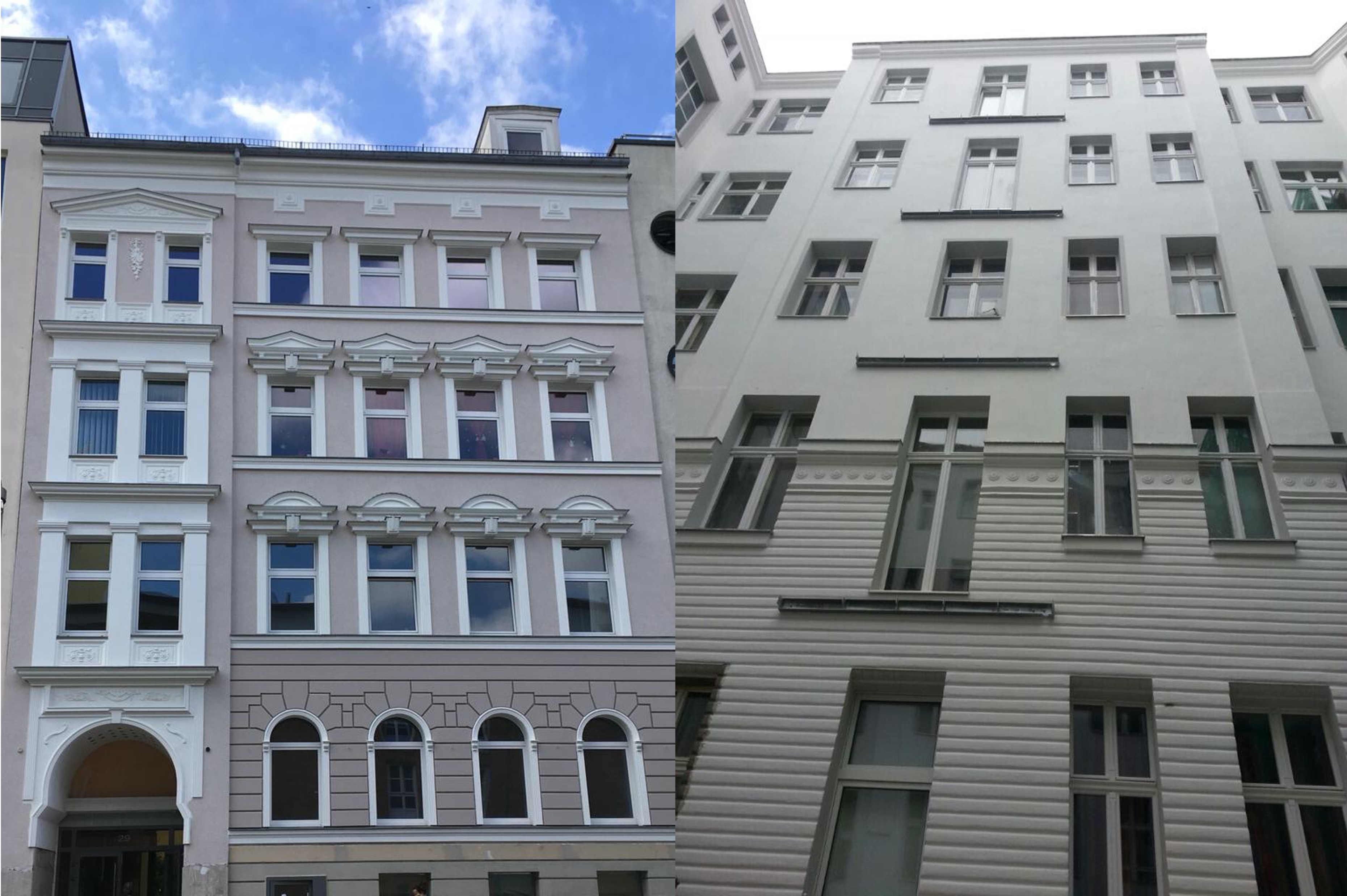 Fassadensanierungen und Fenster